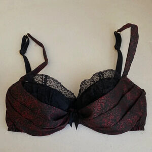 Agent Provocateur Eugenie black red lace 32DD